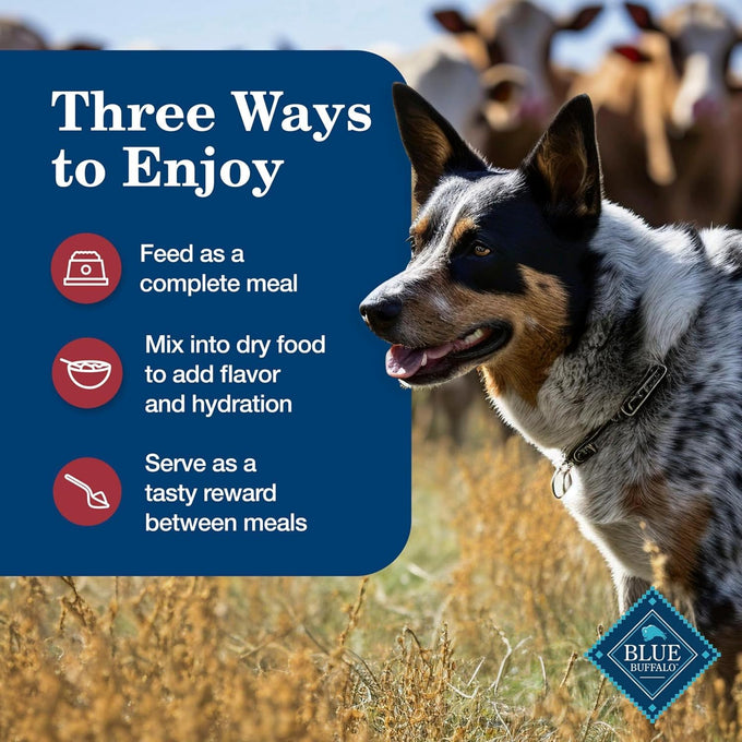 Blue Buffalo Homestyle Adult Wet Dog Food, Chicken & Beef Variety