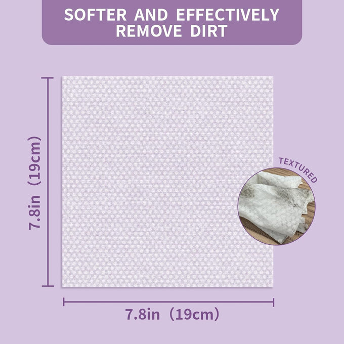 IMMHABI 400 PCS Hypoallergenic Lavender Pet Wipes for Dogs