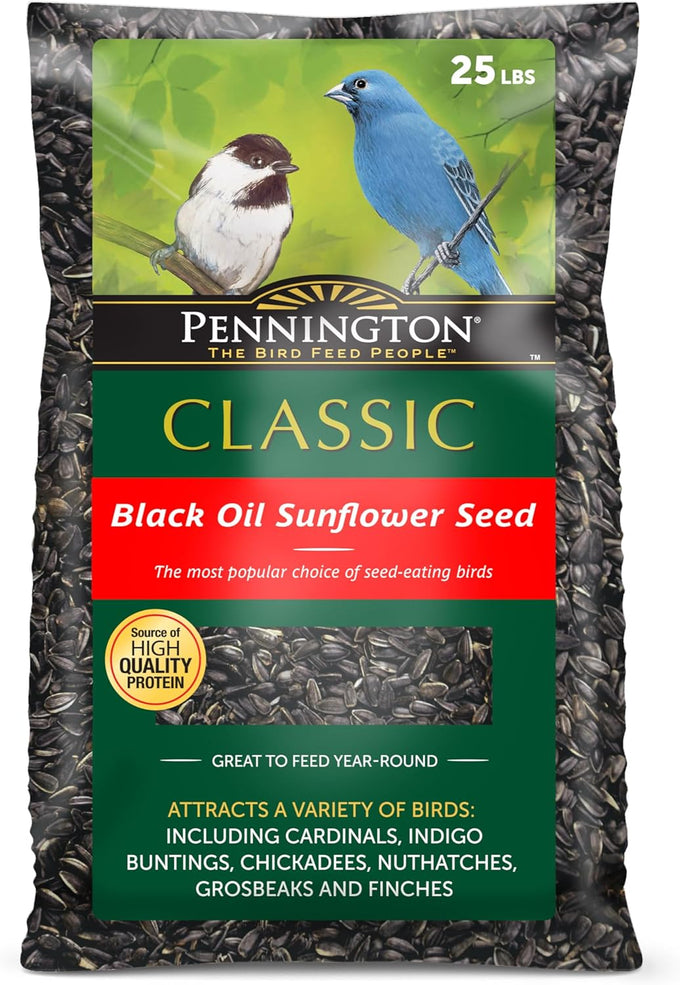 Pennington Select Safflower Seed, 15 lb, year-round bird feeding, squirrel-resistant, seed mix with vitamins