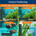 AquaMiracle aquarium filter SV-800, 8W, 225GPH, 20-70 gallon tank, U-V light & timer, filter sponge, aeration & rainfall modes.
