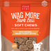 Cloud Star Wag More Bark Less Grain-Free Soft Chews Dog Treats with Natural Chicken & Sweet Potato, Oven-Baked in USA, 5 oz Pouch