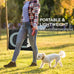 Siedihit grey small dog cat playpen, portable pop up enclosure kennel with carrying case for dogs cats rabbits