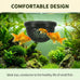 LXLO 2 PCS floating betta log & hammock, beta/betta fish tank accessories & toys, aquarium safe, compact design, 3D print PLA, 10cm x 5.6cm