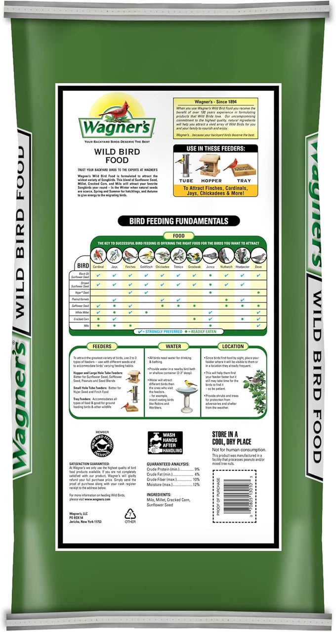 Wagner's 30-Pound All Purpose Bird Feeding Blend for Songbirds