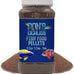 Ron's Mbuna Blend African Cichlid Fish Food, premium tropical fish food pellets for vibrant coloration and robust growth, 8 oz