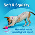 Hartz DuraPlay 3 Pack Latex Dog Toy for Medium Breeds, Bacon Scented, 20-50 Pounds