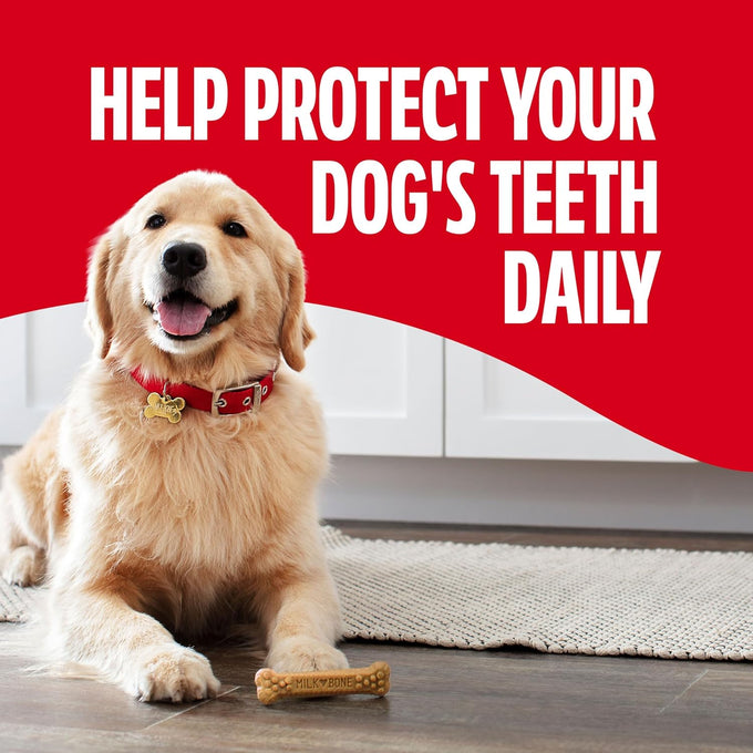 Milk-Bone Brushing Chews Original Chicken Flavor, 18 Large Daily Dental Dog Treats, 24.2 Oz Bag