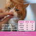 pet honesty cat multivitamin crunchy & creamy chews - supports immune, joint, skin, coat, and digestion health with omega 3s and lysine