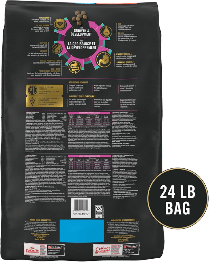 Purina Pro Plan Large Breed Puppy Food - Salmon & Rice 24lb