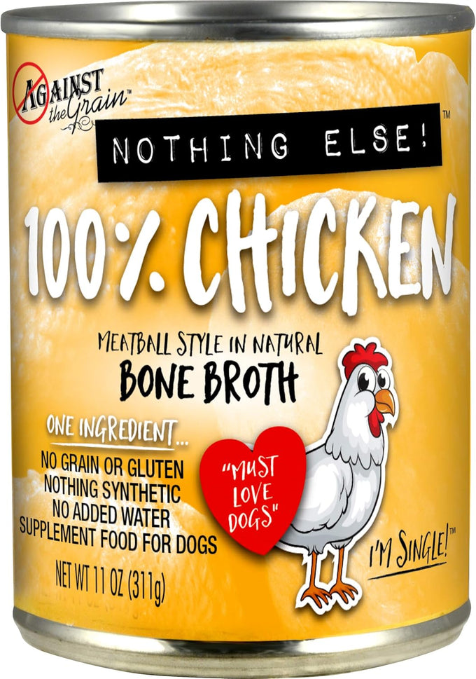 Evanger's Against The Grain 100% Chicken Dog Food, 11oz