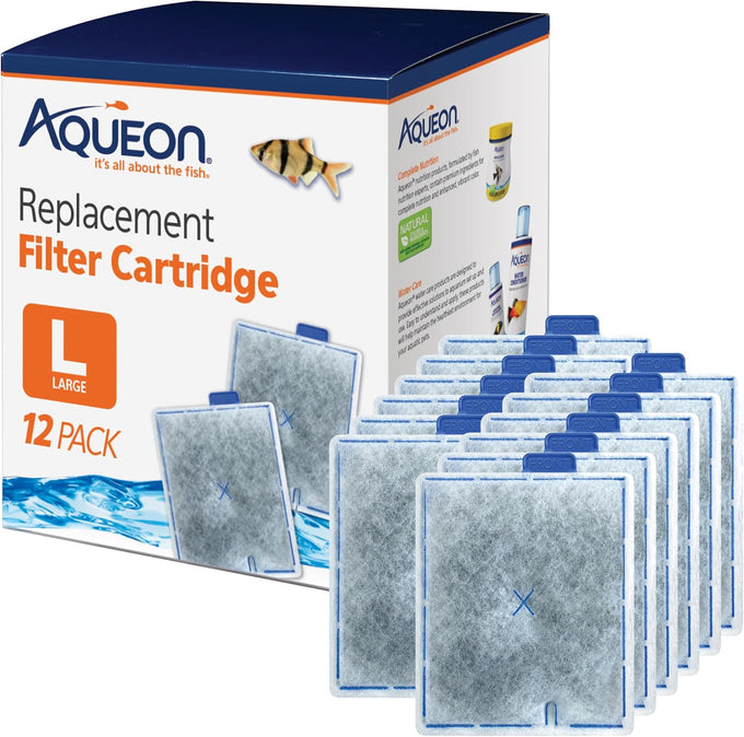 aueon large replacement filter cartridges 12 pack dual-sided