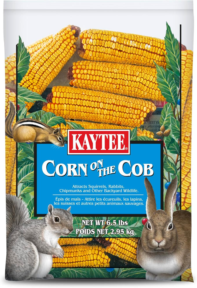 Kaytee Corn on the Cob Wildlife Attractant, 6.5 lb, No Added Ingredients