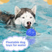 diissknic indestructible squeaky dog ball relieves anxiety, cleans teeth, interactive chew toy for aggressive chewers, large breed outdoor waterproof