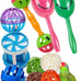 10-pack bird toys for conures, budgies, parakeets & small birds (1.5'' - 5.5'')