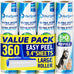 petlovers extra sticky lint roller mega value set 450 sheets 5 pack pet hair remover