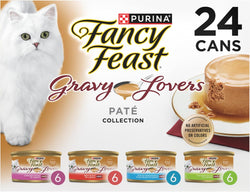 Purina Fancy Feast Gravy Lovers Variety Pack Wet Cat Food Pate in 4.5 lb. Boxes (Pack of 1)