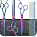 GLADOG Professional 5 in 1 Dog Grooming Scissors Set with Rounded Tips, Sharp and Heavy-duty Pet Grooming Shears for Cats