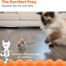 Catstages Squeak Squeak Mouse Cat Toy with Touch-Activated Sound, Catnip, and Soft Plush Gray