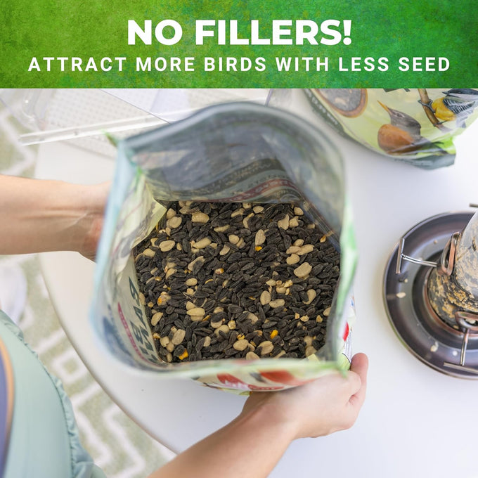 Nature Anywhere Bird Banquet Wild Bird Seed for Outside Feeders, Made in USA, No Fillers