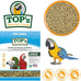 TOP's non-GMO, USDA organic parrot food pellets for large and medium parrots, 4 lb, 1.81 kg