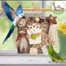 kyouki bird toys medium parakeet parrot conure hanging chewable cardboard foraging suitable budgies cockatiels lovebirds sun conures