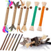 100% Organic Silvervine Wood Catnip Stick 3Pack for Cleaning Teeth and Relief