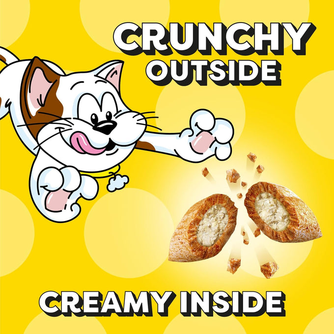 Temptations cat treats, 30 oz. tub, crunchy and soft, catnip fever flavor, low calorie, adult cat