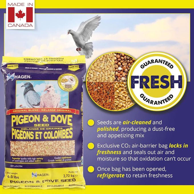 hagen original formula pigeon & dove seed nutritionally complete 6 lb bag