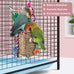 Katumo seagrass foraging bird toys for parakeets, cockatiels, conures, parrots with natural materials and hook attachment