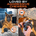 Monster K9 Ring Ball Virtually Indestructible Lifetime Guaranteed 5.5" Medium Large Breeds