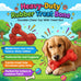 Interactive Self-Rolling Dog Toy Play Set for Puppies & Small-Medium Dogs - Includes Smart Ball, Rubber Bone & Plush Dinosaur