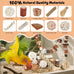 Bird Toys Parrot Natural Foraging Box Medium for Parakeets, Cockatiels, Conures, Small to Medium Birds Cage Accessories