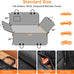 URPOWER 600D Waterproof Dog Car Seat Cover for Sedans, SUVs, Compact Trucks with Side Flaps and Nonslip Backing
