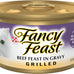 Purina Fancy Feast Grilled Wet Cat Food Beef Feast in Savory Wet Cat Food Gravy - 3 oz. Cans (Pack of 24)