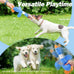 Vitscan upgraded goose indestructible dog toys for aggressive chewers, small to large breeds, crinkle squeaky plush toys