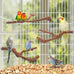 3PCS bird perch grape stick natural 100% safe non-toxic wild grapevine budgies cockatiels lovebirds