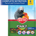 Kaytee Exact Rainbow Pet Parrot & Conure Food, 4-pound premium extruded nutrition