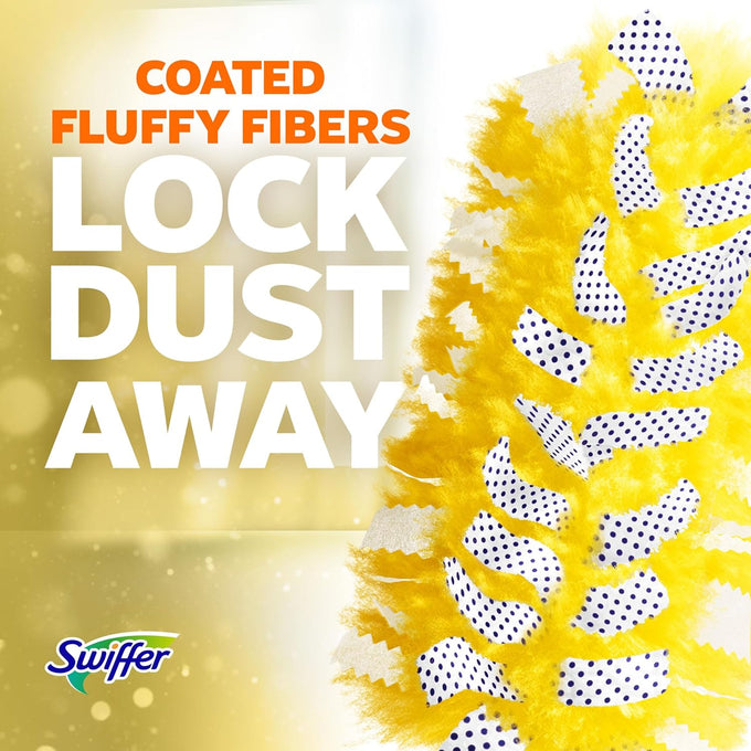 swiffer pet heavy duty multisurface dusters refills with febreze odor defense, 11 count