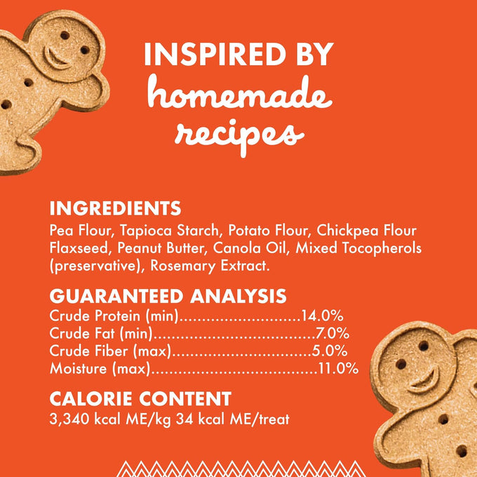 buddy biscuits grain free crunchy treats with peanut butter 14 oz adult dog