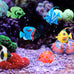 Weewooday 20 Pcs Artificial Moving Fishes Plastic Floating Lifelike Fish Tank Ornaments Aquarium Decorations Assortment