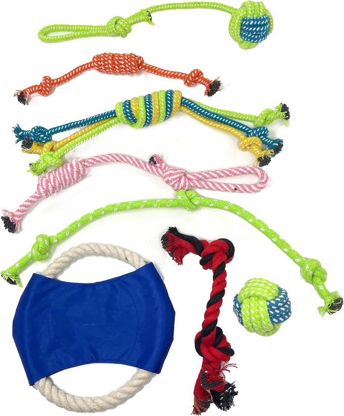 jalousie small medium breed puppy squeaky plush toys multipack 24 pieces gift