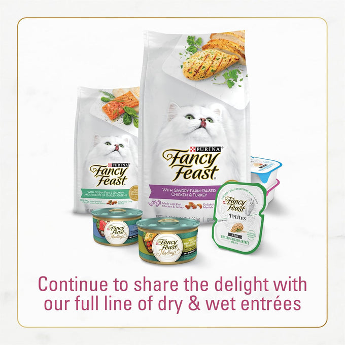 Fancy Feast Purina Filet Mignon Flavor dry cat food with real seafood & shrimp, 100% complete nutrition, 7 pounds (Pack of 1)