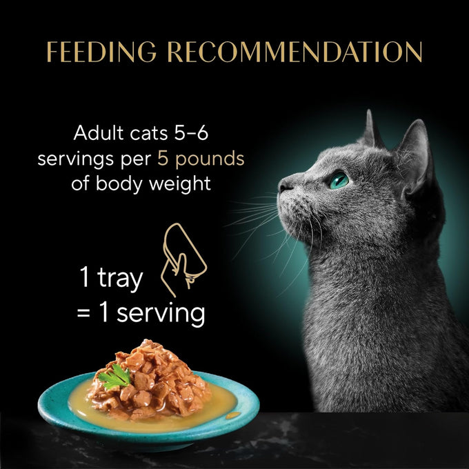 sheba gravy indulgence adult wet cat food beef chicken entree variety pack 2.6 oz twin-pack trays 24 servings