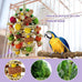 cokliomc natural corncob bird chew toys for small medium macaws african grey parrots