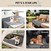 Gogobunny 3x stronger dark grey/light grey reversible waterproof pet blanket, 30x70 inch