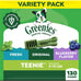 Greenies Dog Treats Veterinarian-Recommended Natural Dental Treats for Dogs, Teenie Size, Variety Pack Flavor, (3) 12 oz. Packs, 130 Count