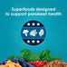 Kaytee Forti-Diet Pro Health Parakeet Food with Flaxseed, Peanuts, Blueberries, and Spinach, 2 Pounds, Comprehensive Nutrition