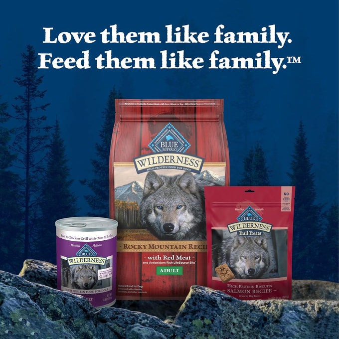 Blue Buffalo Wilderness Trail Toppers Wet Dog Food Variety Pack, Chicken & Beef