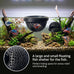 LXLO 2 PCS floating betta log & hammock, beta/betta fish tank accessories & toys, aquarium safe, compact design, 3D print PLA, 10cm x 5.6cm
