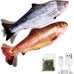 TOOGE 2 Pack 9 inch Floppy Fish Cat Toys with SilverVine and Catnip for Interactive Play